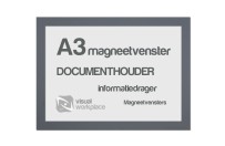 Magneetvenster A3 | Grijs