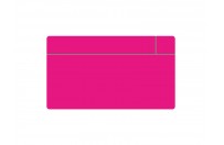 Beschrijfbare magneten - Rechthoek 14cm | Roze