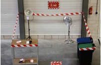 5S Red Tag Zone - set (afzetlint 100m)