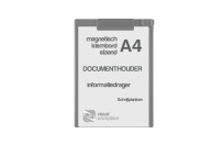 Klembord magnetisch A4 (staand) | Grijs