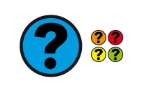 Vraagteken magneet (5cm)