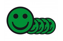 Magnetische smileys 7,5cm | Groen