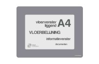 Vloervensters A4 (set) | Grijs