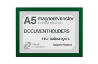 Magneetvenster A5 (incl. uitsnede) | Groen