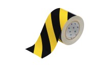 Brady Vloertape - ToughStripe 10cm (mix kleur) | Zwart / Geel