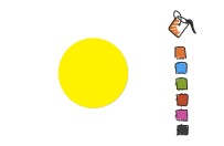 Vloerstickers cirkels (Kleuren)