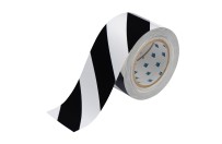 Brady Vloertape - ToughStripe 7,5cm (mix kleur) | Zwart / Wit