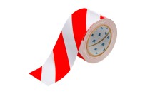 Brady Vloertape - ToughStripe 7,5cm (mix kleur) | Rood / Wit