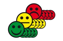 Magnetische smileys 7,5cm