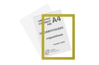 Zelfklevend magneet folie A4 (incl. magneetvenster) | Geel