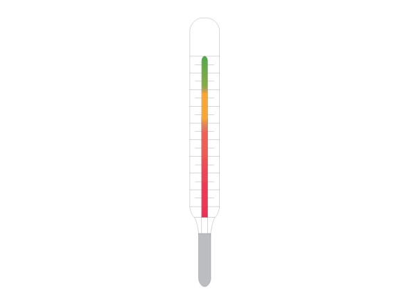 Thermometer magneet