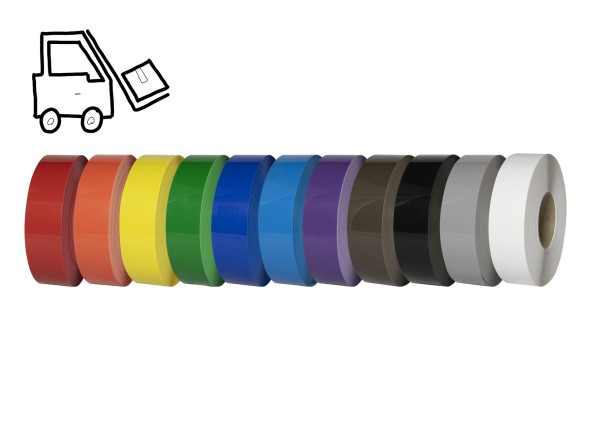 Vloertape verschillende kleuren (effen)