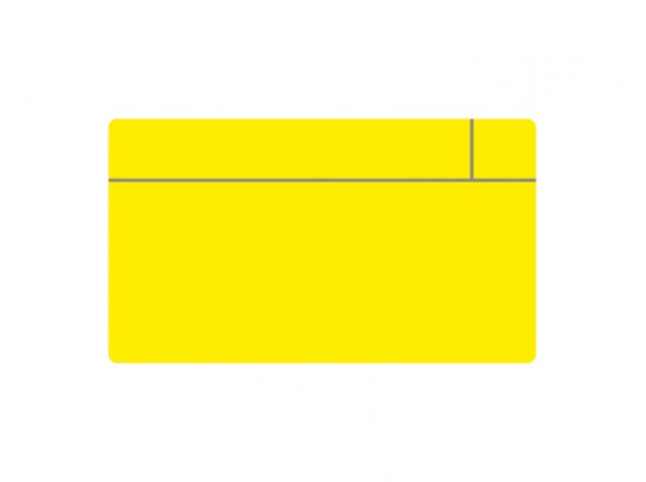 Whiteboard scrumcard geel groot