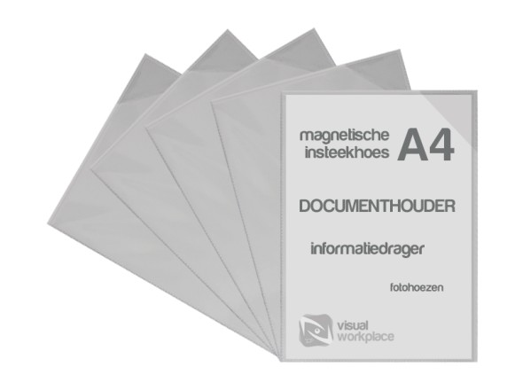 Magnetische insteekhoezen A4