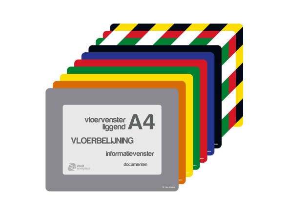 Vloervensters A4 alle kleuren