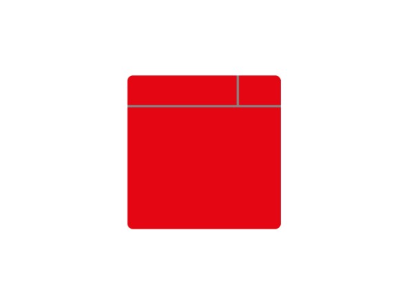 Whiteboard Scrumcard rood