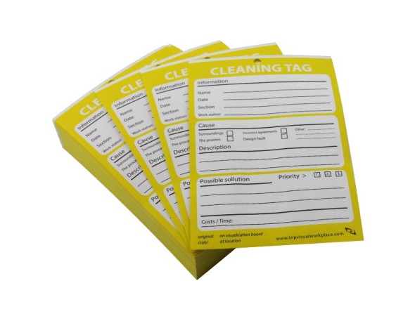 5S Cleaning Tag