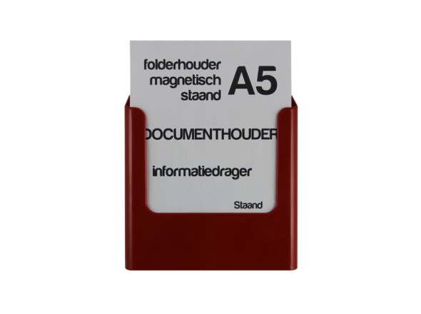 Folderhouder magnetisch A5 (staand-kleur)