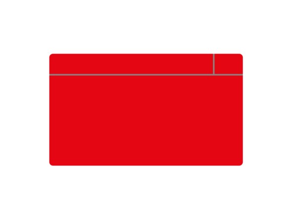 Whiteboard Scrumcards groot 8x14cm rood