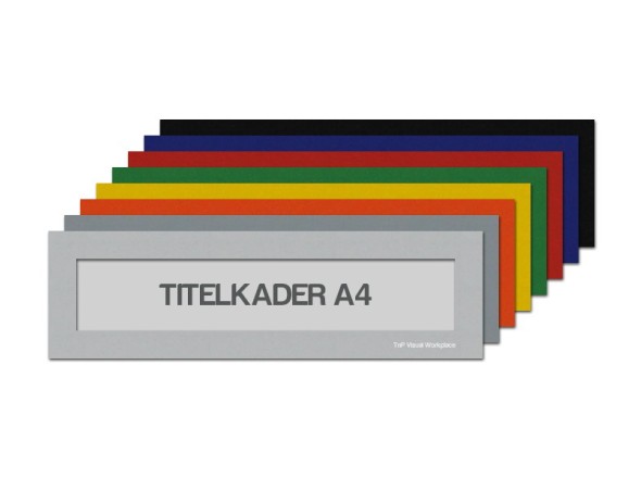 Magnetische titelkader A5