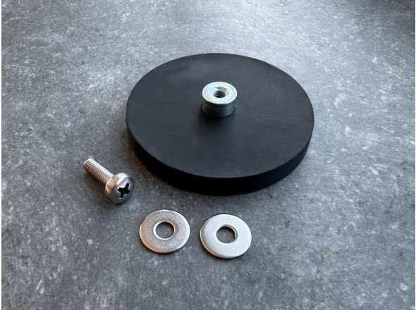 Potmagneet schaduwbord montage zonder boren hygienisch fabriek (66mm)
