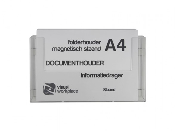 Folderhouder magnetisch A4 (liggend)
