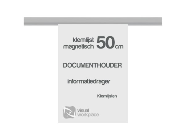 Klemlijst magnetisch 50cm