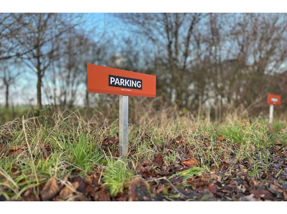 Externe bewegwijzering parkeerplaats borden