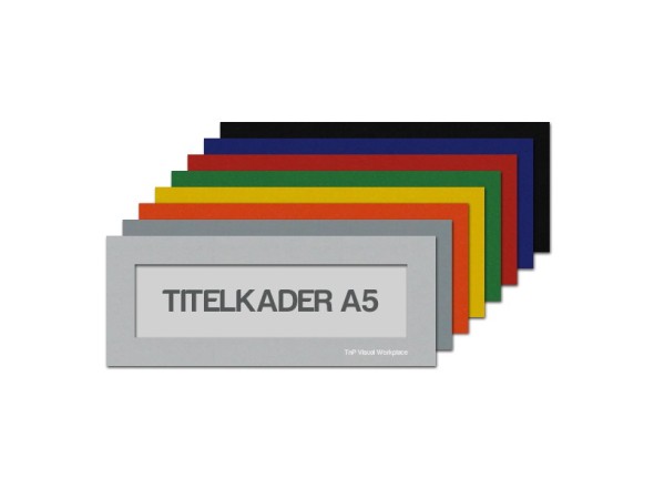 Magnetische titelkader A5