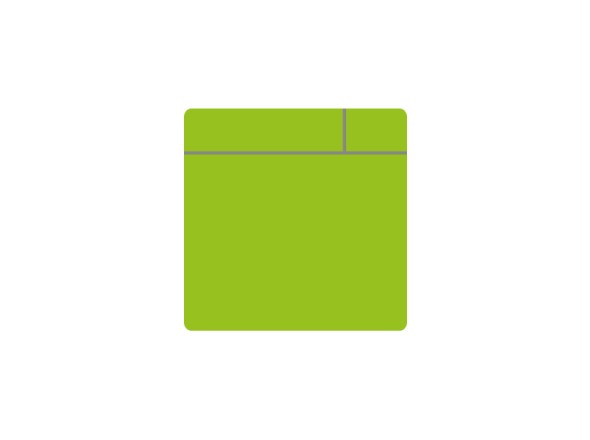 Scrum whiteboard magneet in het groen
