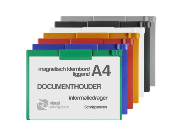 Klembord magnetisch A4 liggend alle kleuren