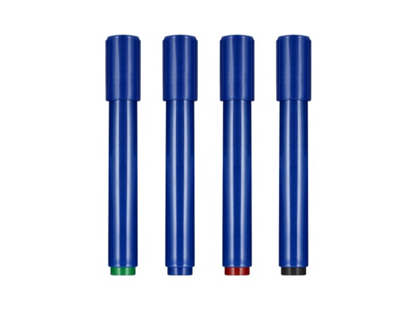 Detecteerbare whiteboard markers (4 kleuren)