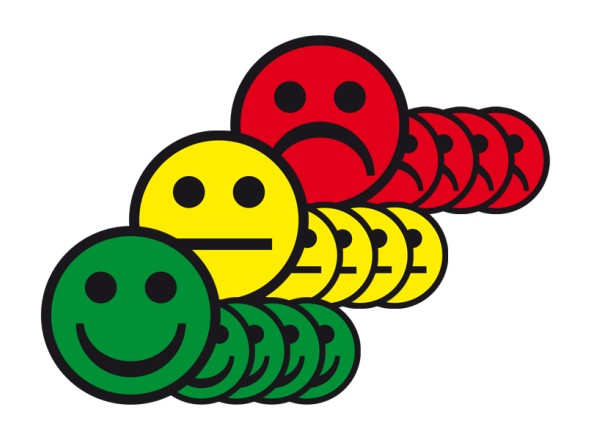 Magnetische smileys 7,5 cm