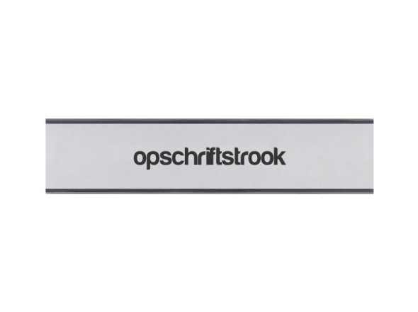 Magnetische opschriftstrook