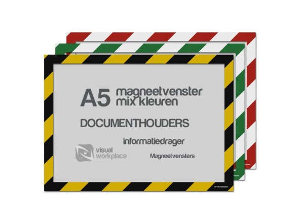 Magneetvenster A5 (mix kleuren)