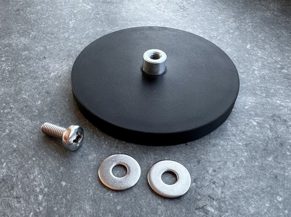Potmagneet schaduwbord staal paneel montage hygiënisch fabriek (88mm)