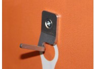 Roestvrijstaal ophangsysteem klein (enkel) als voorbeeld
