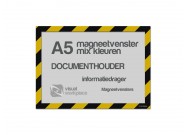 Magneetvenster A5 (mix kleuren) | Geel / Zwart