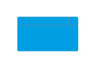 Whiteboard scrumcard blauw groot