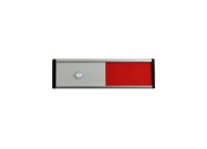 Magnetisch status schuifbordje (klein) rood