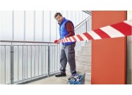 tesa® Waarschuwingstape Afzetlint niet klevend - In actie
