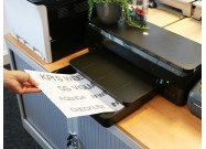 Magneetpapier gaat gemakkelijk in uw printer
