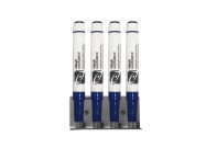 RVS Stiftenhouder incl. markers | Blauw