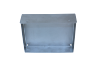 Bak roestvrijstaal 120x150mm met gaten