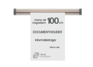 Memo rail magnetisch 100cm