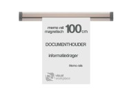 Memo rail magnetisch 100cm