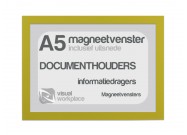 Magneetvenster A5 (incl. uitsnede) | Geel