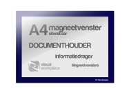 Magneetvenster A4 uitwisbaar | Blauw