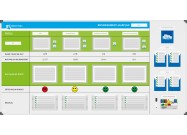 Albert Heijn LEAN Knelpuntenbord 120x240cm