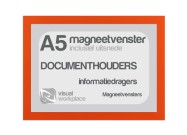 Magneetvenster A5 (incl. uitsnede) | Oranje
